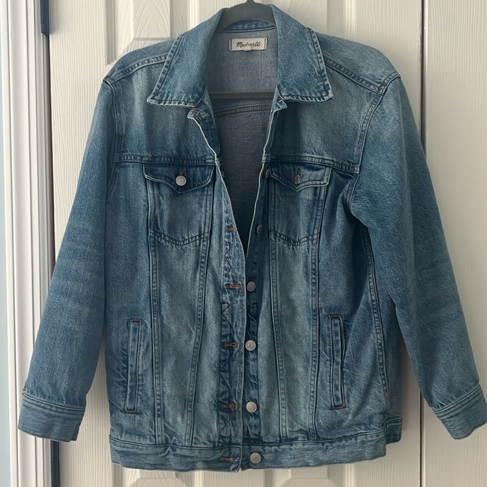 Madewell Oversized Jean Jacket Size Medium